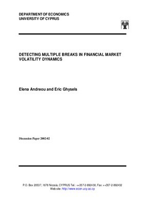 Detecting Multiple Breaks in Financial Market Volatility Dynamics
